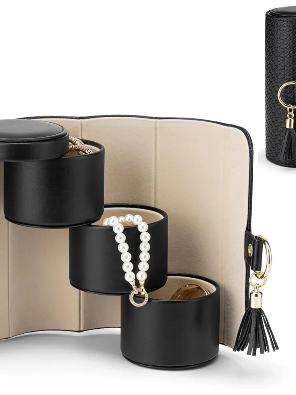 Elegant Travel Jewelry Organizer for Women